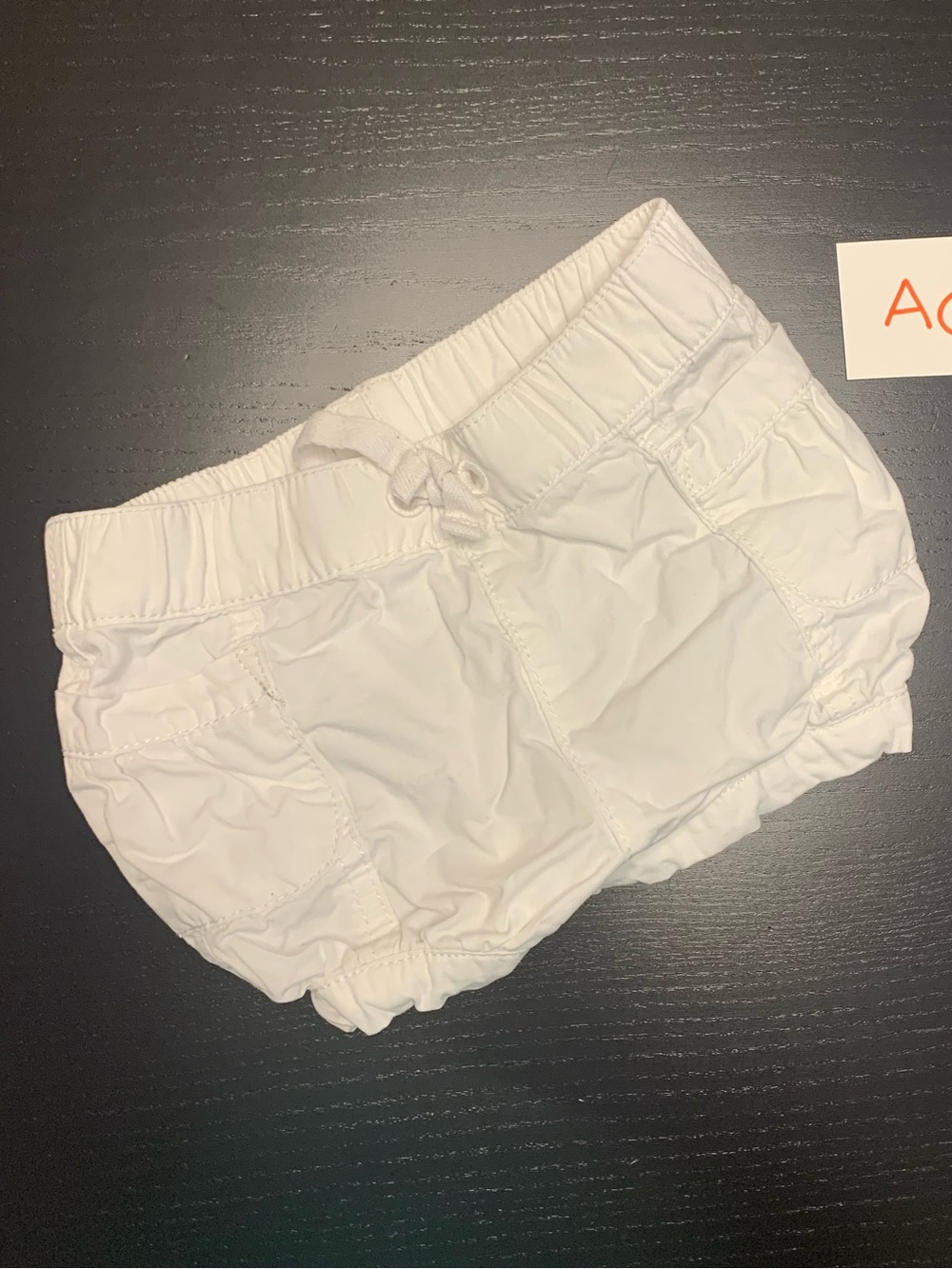 ⭐️2/$5.00⭐️ Joe Fresh 3-6m White Shorts